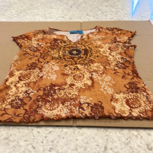 Tee Co patterned shirt L - Picture 2 of 3